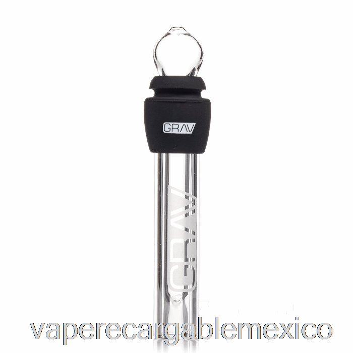 Vape Recargable Grav Glass Blunt Con Silicona Negro
